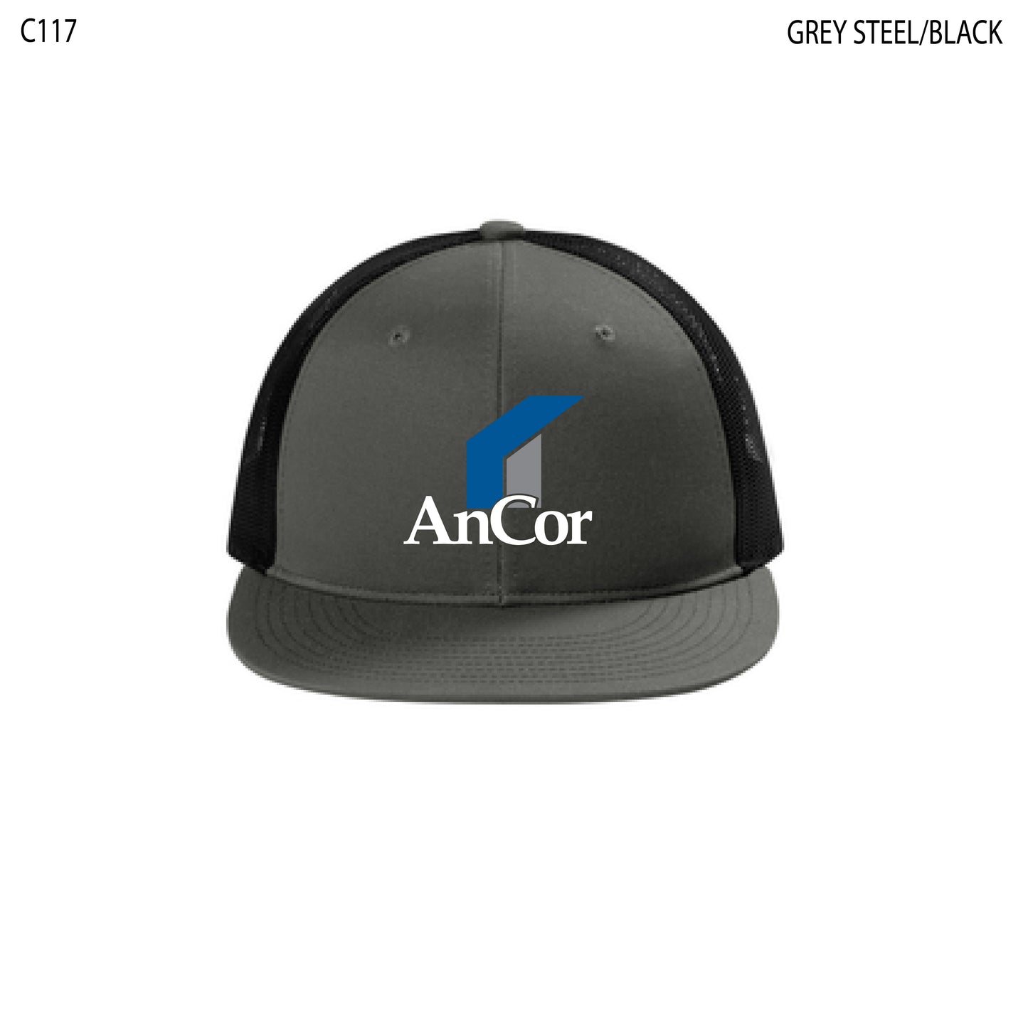 Port Authority® Snapback Flat Bill Trucker Cap