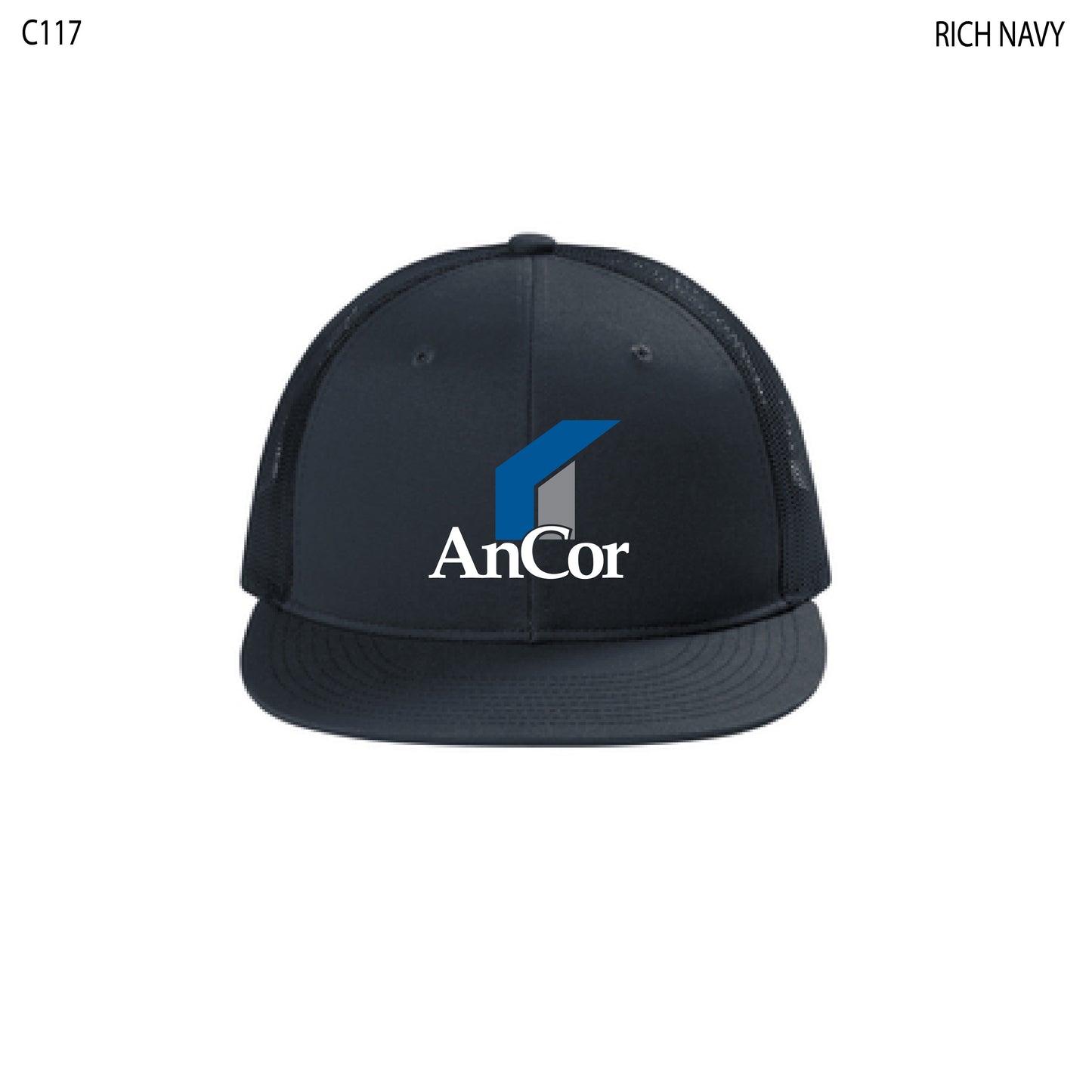 Port Authority® Snapback Flat Bill Trucker Cap