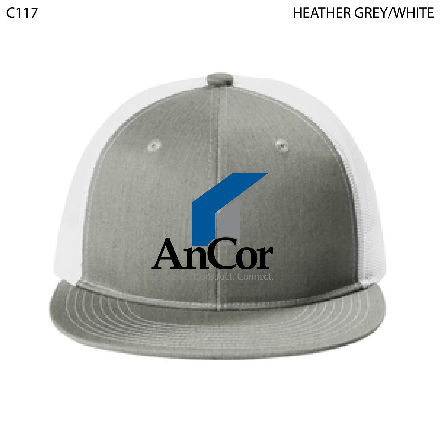 Port Authority® Snapback Flat Bill Trucker Cap