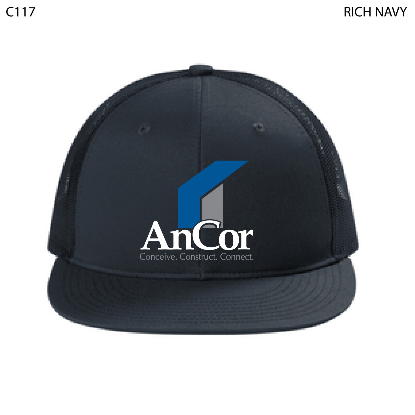 Port Authority® Snapback Flat Bill Trucker Cap