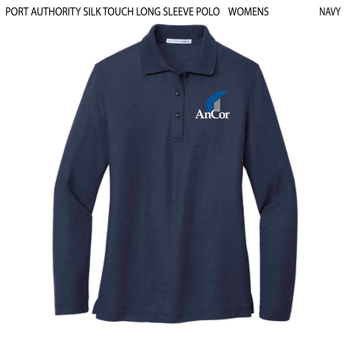 Port Authority® Women's Silk Touch™ Long Sleeve Polo