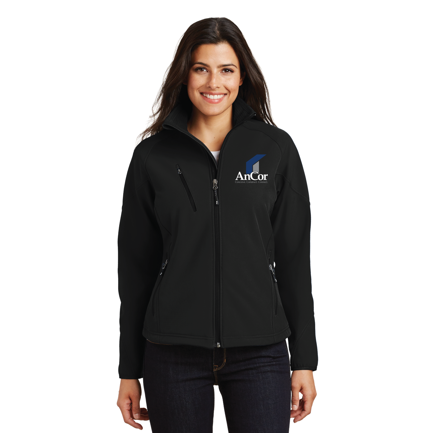 Port Authority® Women's Textured Soft Shell Jacket