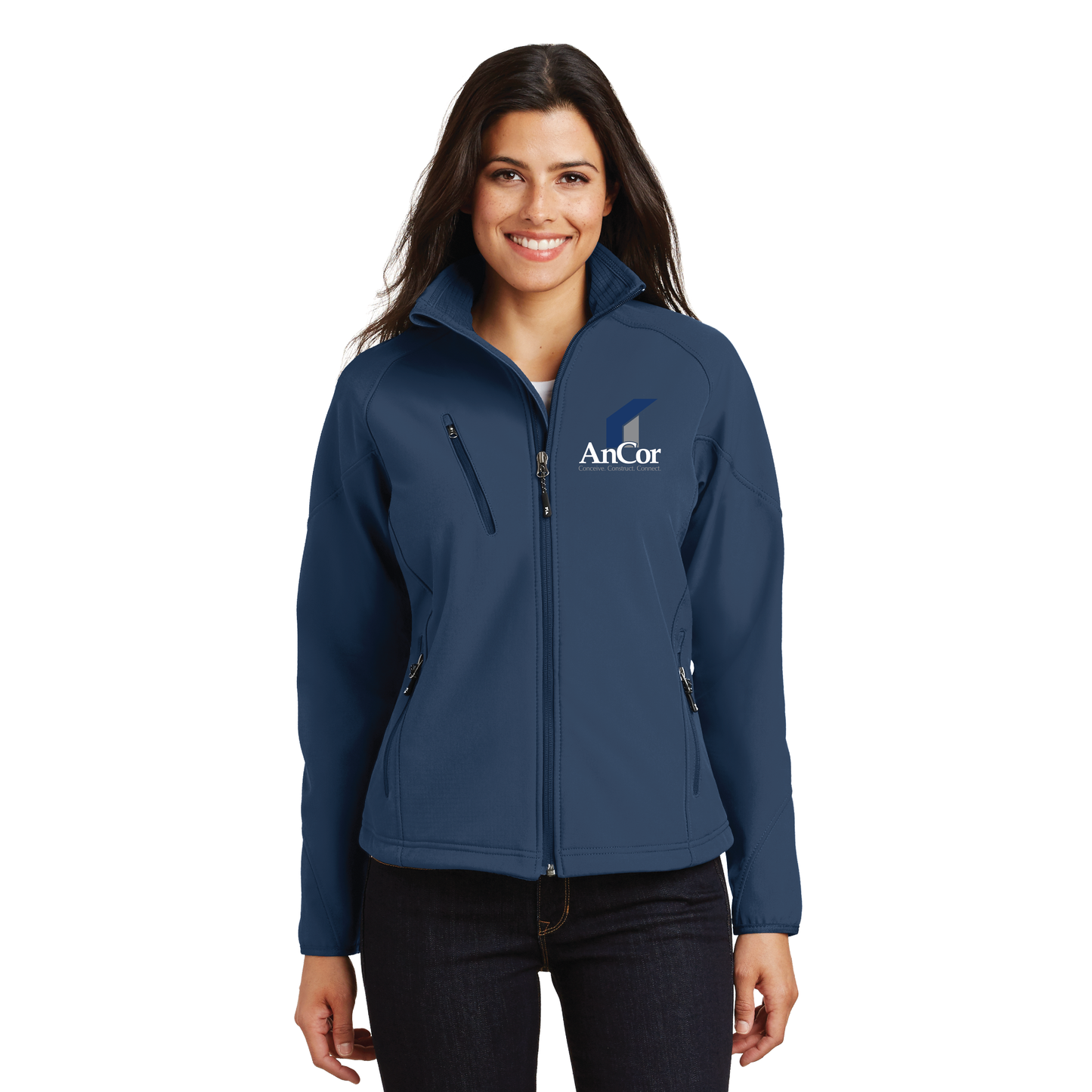 Port Authority® Women's Textured Soft Shell Jacket