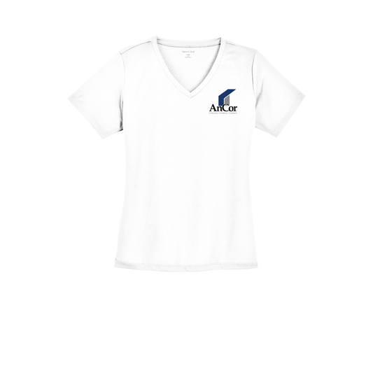 Sport-Tek® Women's PosiCharge® RacerMesh® V-Neck Tee